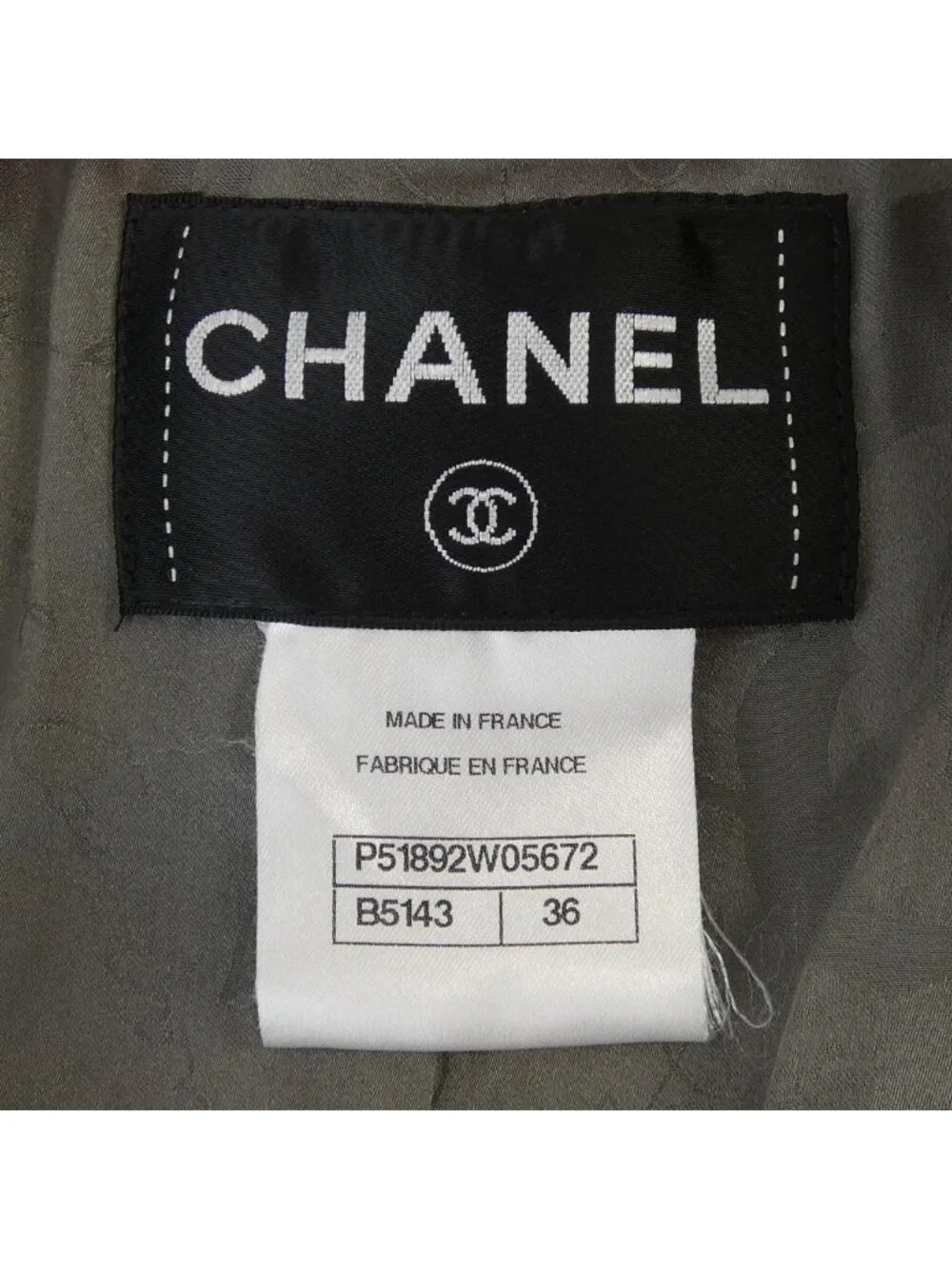 Chanel Jacket Khaki